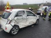Incidente in A4, allo svincolo Brescia ovest. 21enne in codice rosso