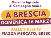 Oggi a Brescia il Mercato Agricolo di Campagna Amica