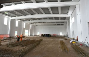 La palestra di ginnastica artistica prende forma, “lavori nei tempi”