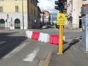 La prima parte di via Milano è a senso unico. Iniziati i lavori