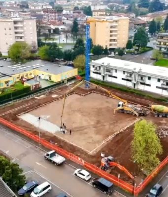 Chiari, posata la prima pietra del nuovo Nido Comunale