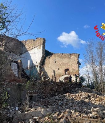 Desenzano, nessuna persona coinvolta nel crollo della cascina