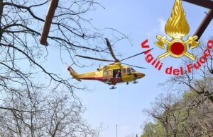 Elitrasportato al Civile l’uomo precipitato in un dirupo a Bovezzo