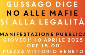 Il “no” di Gussago alle mafie. Giovedì una manifestazione