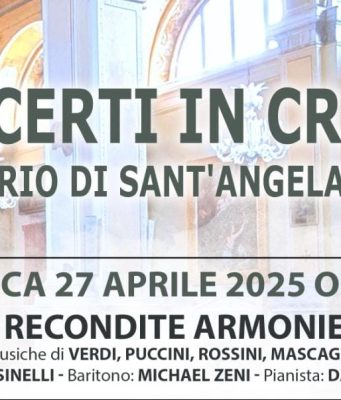 Tornano i “Concerti in cripta”: gli appuntamenti di aprile e maggio