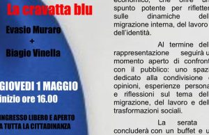 “La cravatta blu”: lo spettacolo allo Spazio Mi.C.S.