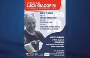 Domenica a Sanpolino il quarto Memorial Luca Giacopini