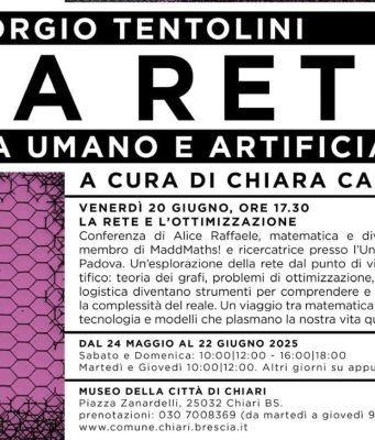 Arriva a Chiari “La Rete”, mostra di Giorgio Tentolini