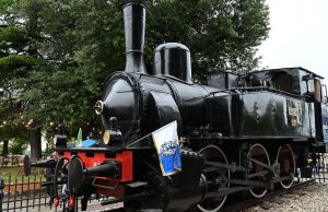 La locomotiva del castello di Brescia è tornata