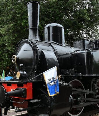La locomotiva del castello di Brescia è tornata