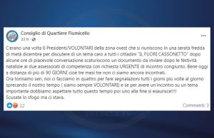 Lo sfogo del CdQ: a tre mesi dalla richiesta, nessun incontro