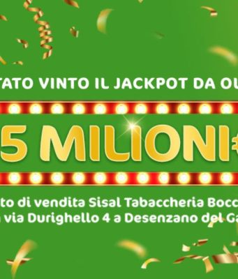 “Sei” da 35 milioni con una schedina da 5 euro a Rivoltella