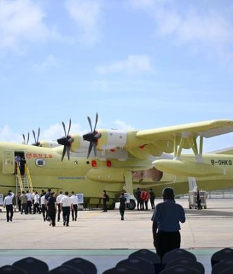 Cina: al via produzione di massa di aereo anfibio AG600