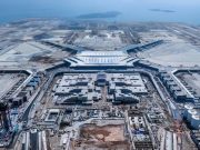 Cina: Fujian, cantiere del Xiang’an International Airport a Xiamen