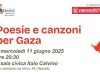 Poesie e canzoni per Gaza a Rezzato
