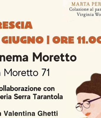 Cinema Moretto: Marta Perego presenta il suo libro sulla Woolf