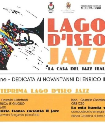 Lago d’Iseo Jazz: domenica l’anteprima con Maurizio Franco