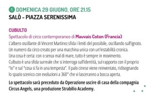 Salò: da domenica al via il Festival Strabilio