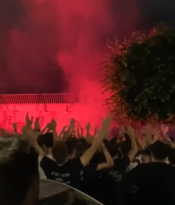 Brescia, tifosi allo Stadio, “non mollare perché c’è la curva che canta …”