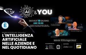 AI, Massimo Cerofolini stasera a Brescia all’evento di Èlive