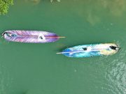 Cina: Hubei, tour su barche a forma di piuma a Hefeng