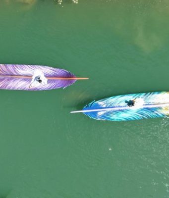 Cina: Hubei, tour su barche a forma di piuma a Hefeng