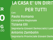 Festa della Valverde, stasera dibattito “la casa è un diritto per tutti”