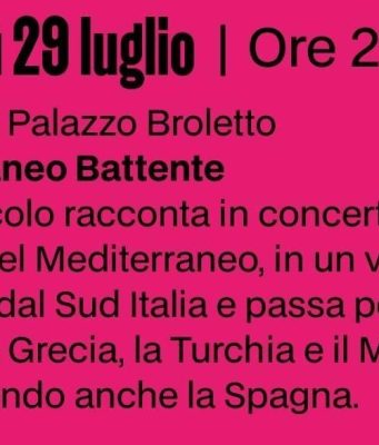 “Mediterraneo Battente”: le sonorità del nostro mare