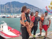 Salvata una famiglia bloccata sul pedalò durante una lagheggiata