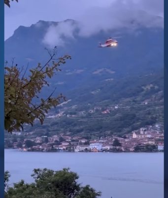 Iseo, sospese le ricerche sul lago, nessun disperso