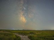 Cina: vista della Via lattea dallo Heilongjiang