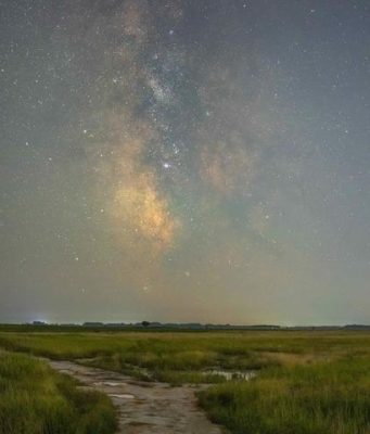 Cina: vista della Via lattea dallo Heilongjiang