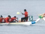 Sport: finale dei 200 metri a 10 posti dell’evento di barca drago ai Giochi mondiali