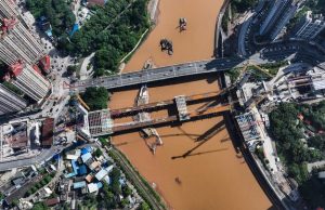 Cina: costruzione del canale Pinglu nel Guangxi