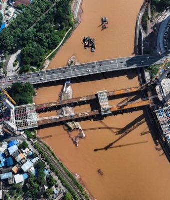 Cina: costruzione del canale Pinglu nel Guangxi