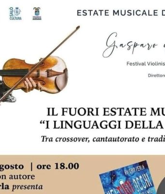 “Fuori estate musicale”: oggi Valerio Perla a Salò