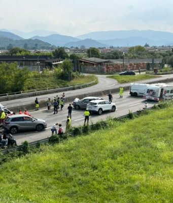Incidente sulla Sp510 a Rodengo, tre in ospedale e lunghe code