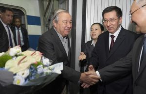 Cina: arrivo del segretario generale dell’ONU Guterres per il vertice SCO