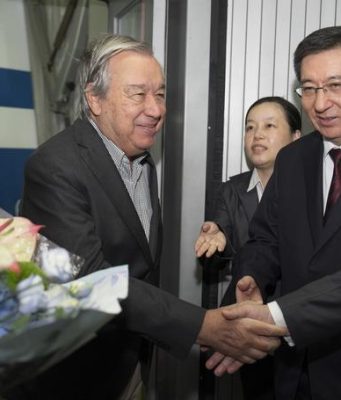 Cina: arrivo del segretario generale dell’ONU Guterres per il vertice SCO