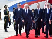 Cina: arrivo del presidente russo Putin per il vertice SCO 2025