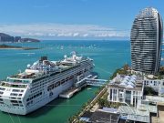 Cina: Hainan, nave da crociera “Star Voyager” attracca a Sanya