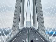 Cina: Jiangsu, entra in funzione ponte Changtai su fiume Yangtze