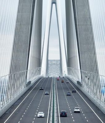 Cina: Jiangsu, entra in funzione ponte Changtai su fiume Yangtze