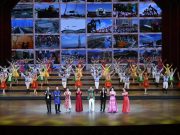 Cina: gala per il 70esimo anniversario della fondazione della regione autonoma dello Xinjiang uiguro a Urumqi