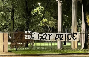 Striscioni “No Gay Pride”. “Trincea Urbana dei Patrioti” rivendica l’azione