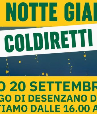 Il lungolago di Desenzano si tinge di giallo con Coldiretti
