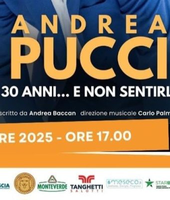 Pucci raddoppia la sua data bresciana in dicembre