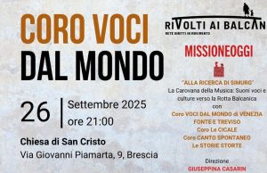 Voci dal Mondo: il coro domani alla Chiesa di San Cristo