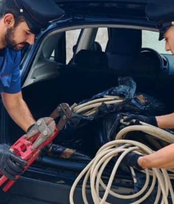 Nuovo furto di rame in provincia di Brescia. Due denunciati