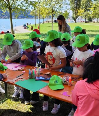 Sarnico, 1.200 studenti al Lido Nettuno per “Fondali Puliti 2025″